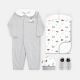 BABY BOYS SUIT SET GREY AEROPLAN