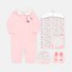 BABY GIRLS SUIT SET PINK SINGING BIRD