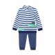 BOY SUIT NAVY STRIPED CROCODILE