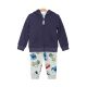 BOY SUIT NAVY STRIPED