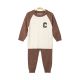 BOY SUIT BROWN KNITTED