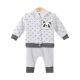 BOY SUIT GREY PANDA