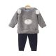 BOY SUIT GREY FLEECE BEAR