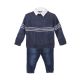 BOY SUIT NAVY BOLD STRIPES