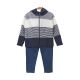 BOY SUIT NAVY STRIPES