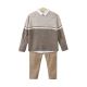 BOY SUIT BEIGE CLASSIC STRIPES