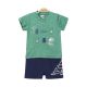 BOY SUIT FOREST GREEN TEDDY & SHIPS