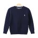 BOY SWEATER NAVY KNITTED POLO