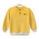 BOY SWEATER CHROME YELLOW KNITTED STRIPES