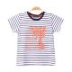 BOY T-SHIRT WHITE STRIPED