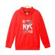 BOY T-SHIRT RED NYC HOODED