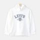 BOY T-SHIRT WHITE LEVIS HOODED