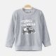 BOY T-SHIRT GREY TRAVEL THEME