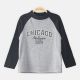 BOY T-SHIRT BLACK CHICAGO