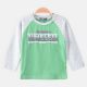 BOY T-SHIRT LEAF GREEN TIMELESS