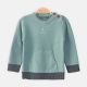 BOY SWEATER FINE KNITTED MINT GREEN