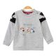 BOY T-SHIRT MELANGE GREY DOGS COLLECTION