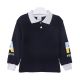 BOY T-SHIRT NAVY COLLARED