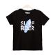 BOY T-SHIRT BLACK SURF RIDER