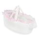 CARRY CRIB PINK BABY LACE