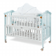 WOODEN COT W/BASSINET - WHITE