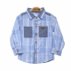 BOY SHIRT-BLUE CHECK