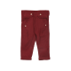 GIRL CAPRI PANT-MAROON