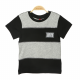 BOY T-SHIRT-BLACK GREY