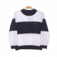 BOY SWEATER-WHITE/BLUE