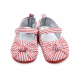 GIRL PRE WALKER SHOES-RED LINES