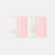 FACE TOWEL PK-4 WHITE SLEEPY BUNNY THEME