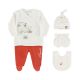 BABY BOY GIFT SET CORAL BE STRONG