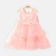 FANCY FROCK PEARL PINK NET