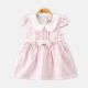 GIRL FROCK PINK BELTED