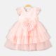 FANCY FROCK PINK SEQUIN BOW
