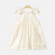 GIRL FROCK YELLOW FLORAL SET