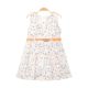 GIRL FROCK BLUE FLORAL PRINTED