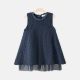 GIRL FROCK NAVY BLUE NET