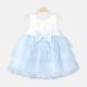 FANCY FROCK SKY BLUE RUFFLE