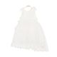 FANCY FROCK WHITE FLORAL LACE TULLE