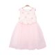 FANCY FROCK PINK FLORAL EMBROIDERY TULLE