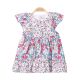 GIRL FROCK GREEN FLORAL