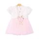 FANCY FROCK PINK LACED TULLE