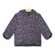 GIRL JACKET BLACK FLORAL PUFFER