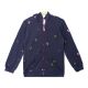 GIRL JACKET NAVY FLORAL FLEECE