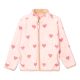 GIRL JACKET PINK WOOLEN HEARTS