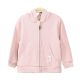 GIRL JACKET SALMON PINK ROSE HOODED