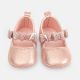 GIRL PRE WALKER SHOES ROSE GOLD GLITTER