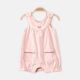 GIRL ROMPER PINK BOW