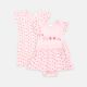 GIRL ROMPER PK-2 BLOOM PINK FLORAL